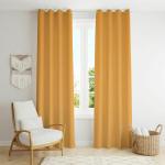 PROZONE COLLECTION RISHTA Luxury Velvet 80% Blackout Curtains | Room Darking Parda | Latest Modern Parde | Premium Screens for Home Office Living Room Hall,9x4 feet,2Pcs,Yellow