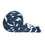 Divine Casa Dark Blue & White Abstract Microfiber Polyester Single Reversible Comforter 230 x 150 cm