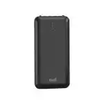 BeLL BLPB1015PBLK 10000 mAh 12W Fast Charging Power Bank+Micro USB & 1USB Inbuilt Input Cable+USB1 output port &Triple inbuilt Output cable (Type C, Micro & iphone)+LED Torch+LED light display- Black