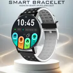 Morden New Fitness Band Lt716 Smart Watches for Men Women, Bluetooth Smartwatch Touch Screen Bluetooth Smart Watches for Android iOS Phones Wrist Phone Watch - Black