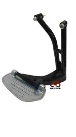 Mahabir Iron, Aluminium Black Footrest Stand For Scooter Activa 3G, 4G, 5G