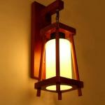 DEVICE OF DS Decor Sadan Wooden Wall Light Decorative Surface Mounted Classic Wall Lamp Sconce for Home Decor (Cherry Brown, Bulb Not Included)
