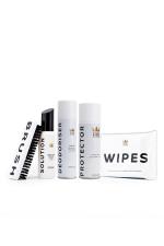 Sneaker King Sneaker Care Combo Pack Sneaker Protector Spray, Shoe Cleaner Kit, Quick Wipes 12 pcs & Shoe Deodoriser 150 ml (White)