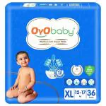 OYO BABY Comfortable Elastic Waistband Premium Soft Style Baby Diaper Pants With Aloe Vera 36 pcs XL size