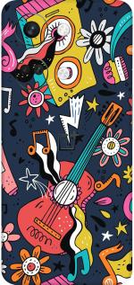 Coverooz Oneplus Nord 3 5G Multicolor Vinyl Music Printed Mobile Skin