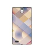 Casotec Striped Design Printed Silicon Soft TPU Back Case Cover for XOlO Q1010i