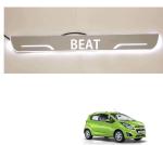 Kozdiko LED Blue Light Acrylic Sill Scuff Plates Foot Step for Beat