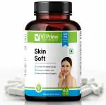Vi Prime Skin Soft Antioxidant Supplement | Reduces Ageing Process, Wrinkles And Sagging Retains Young Glowing Skin Forever| 60 Vegetarian Capsules With 500 mg