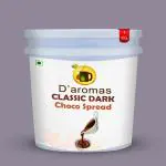D'aromas Classic Dark Choco Spread 1kg | Made with Cocao | Top it Desserts, Chapati, Milkshake