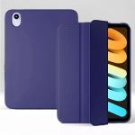 Caseelo [ Soft Back ] Case for Apple iPad Mini 6 Generation 8.3 inch [ Mini 6th 2021 ] Model A2567 A2568 A2569 Smart Trifold Soft TPU Case with Auto Sleep/Wake Function, Viewing Stand Cover ( Navy Blue )