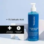 Bodywise 1% Salicylic Acid Body Wash | Prevents Body Acne, Bumpy skin, Exfoliates Body Shower Gel 250ml