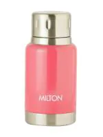 Milton Elfin 160 Thermosteel Hot & Cold Water Bottle, Pink, 160 ml