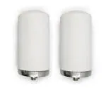 2pcs BIOWAY Replacement Low Height Ceramic Water Filter for Countertop and Household Water Bucket This Cartridge is Designed to fit in All Brands of Gravity Water Filters (17X7.5 CM)