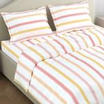 Haus & Kinder 100% Cotton Queen Size Bedsheet for Double Bed, 1 Cotton Bed Sheet Double Bed (90 X 100 Inches) with 2 Pillow Covers | 186 TC Bed Sheet Double Bed Cotton | Pink Spectrum