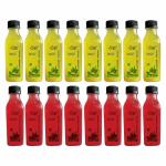 Eviya (Combo of 16) Natural WildeBerry Aloevera And Pineapple Aloevera Pulp and Juice For Health (8 WildeBerry Aloevera + 8 Pineapple Aloevera)