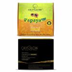 Oxyglow Herbals Oxyglow Herbals Papaya Facial Kit 165 G And Oxyglow Herbals Golden Gold Radiance Facial Kit 165 Gm (Pack Of 2)