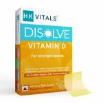 HealthKart HK Vitals DISOLVE Vitamin D, for Stronger Bones, No Added Sugar, Raspberry, 30 Strips