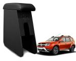 WolkomHome Car Arm Rest Wooden Armrest Black Color with Cushion & Storage Box for Duster T2