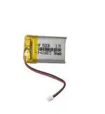 Tech- i KP-702030 3.7V 500mAh Rechargeable Battery with Connector for Drone, Toys, Gaming, Robotics bluetoorh Headset, Bluetooth Speaker