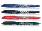 Pilot Frixion Erasable Roller Ball Pen | Tip Size - 0.7 MM | With Dimpled Grip and In-built Eraser | Ink Colour - Blue, Black, Red and Green | Pack of 4