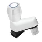New Ware PTMT Pillar Cock - White PVC Plastic Water Tap with Foam Flow (Size - 1/2