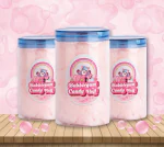 Popcorn & Company Cotton Candy/Buddhi ke baal/Candy Floss Bubblegum Flavour Pack of 3- 240g
