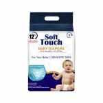 BEA DIVA Soft Touch and Gentle Baby Diaper Pants Tender Care for Delicate Skin Anti-Rash, Soft | XXL | Count-20 | Weight-15 to 25 Kgs