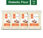 Trinetra Diabetic Atta 4 kg (1Kg X 4 Pack)