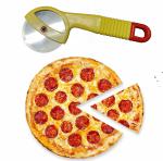 HUENISH Stainless Steel Pizza Cutter Pizza Slicer Wheel - Easy to Use & Clean