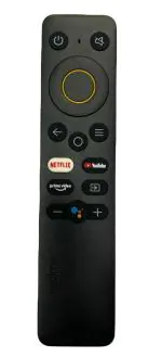 Upix Smart TV Remote with YouTube, Netflix & Prime Video (with Voice & Google Assistant Command), Compatible with Realme Smart TV LCD/LED Remote Control - EXACTLY SAME REMOTE WILL ONLY WORK