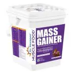 Dr. Morepen Muscle Food Mass Gainer with Ashwagandha & Gokshura, Belgian Chocolate Flavour - 5kg