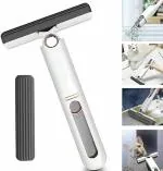 XIBLA Portable Mini Mop Household Cleaning Sponge Mini Mop,Portable Self-Squeeze Mini Mop for Cleaning Bathroom Kitchens Desktop Glass (Multicolor)