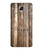 Bhai Cover Oneplus 3T Wooden Pattern Back Case Cover