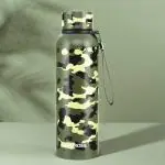 Borosil Hydra Military Trek 700 ml Stainless Steel Double Wall Vacuum Insulated Flask Water Bottle | 20 Hours Hot & 24 Hours Cold