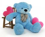 Hug N Feel Soft Toys Blue Plush Teddy Bear Soft Toy - 5 feet