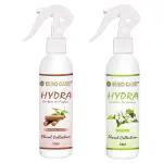 MOCKHE Car Air Freshener, Room Freshener/ Spray - Fragrance Sandal Wood & Mogra, 400ml Spray , 2 Unit