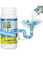 Mishna Drainage Block Remover Sink Cleaner Drain Powder Hair Remove from PVC Pipe use in Home
