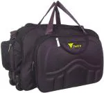 FEDRA Purple Polyester Strolley Duffel Bag - 60 L