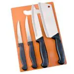 galleyway Master Chef's 1st choice Chopping Board With 4 Knife Set