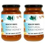 Healthy Roots Himalayan Harvest Organic Raw Honey - 500g | Pure and Certified Natural Honey (Pack Of 2)