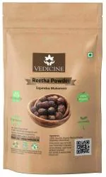 VEDICINE Pure And Natural Reetha Powder for Hair mask 100gm