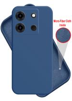 HUPSHY Back Cover For Infinix SMART 7 (Blue, Flexible, Silicon, Pack Of: 1)