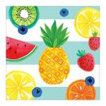 Tiki Times Hello Summer Lunch Napkins Pack of 16 for Luau/Hawaiian Theme Parties
