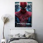 Surmul Multicolor Vinyl, Sunboard Medium Spiderman Wall Poster Self Adhesive Sticker