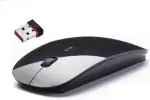 Sureelee Black Ultra Slim Wireless Optical Mouse