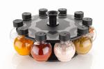 ATMAN NEW DESIGN SPICERACK MOVING MASALA JARS MASALA BOX SPICE STORAGE CONTAINER 10 PIECE SET