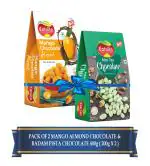 Eatriite Pista-Chocolate Badam & Mango-Chocolate Coated Badam 400g(200g X2)