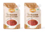 Fruvanta jain Schezwan Chutney Without Onion/garlic(100gm x 2)