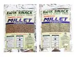 Kwik Snack Combo Pack of 2 - Finger & Barnyard Millets Unpolished Pouch (400 GM Each) 2 x 400 GM = 800 GM