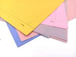 PERDAY A4 Size One Side Ruled Color A4 Project Sheets (Pack of 40 Sheets) For Project/Assignment/Practical (Pack of 40 Sheets)